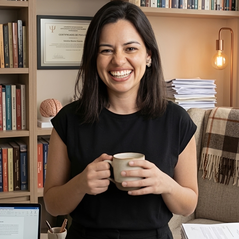 Psicóloga Simony Pinheiro, especialista em transtorno bipolar
